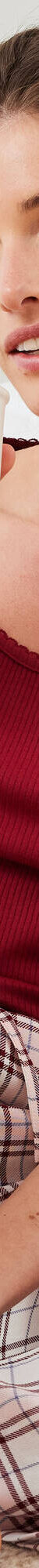 Lot de 2 débardeurs de pyjama (bordeaux + écru) Lot de 2 débardeurs de pyjama (bordeaux + écru)